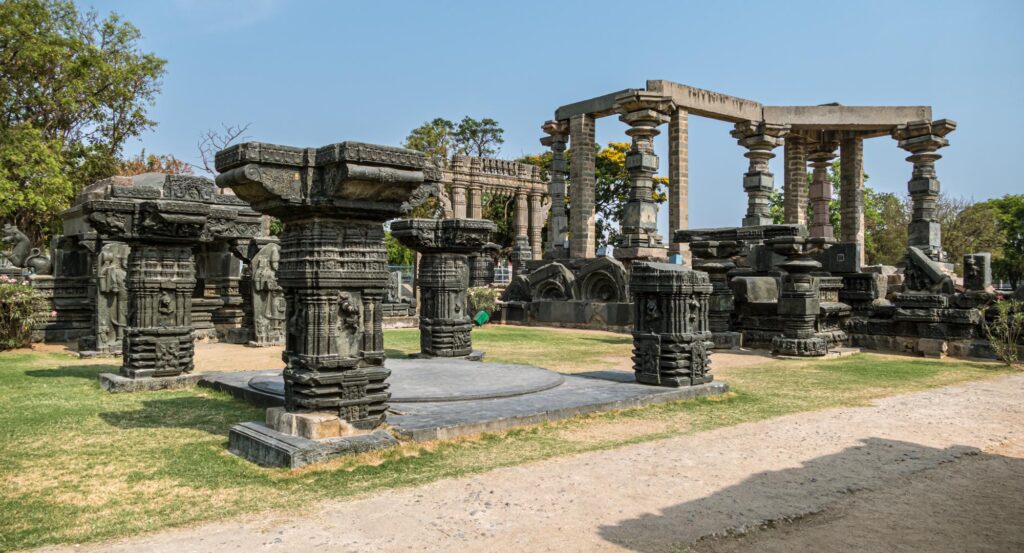 Warangal Fort carvings and sculptures, tourist places in Warangal.