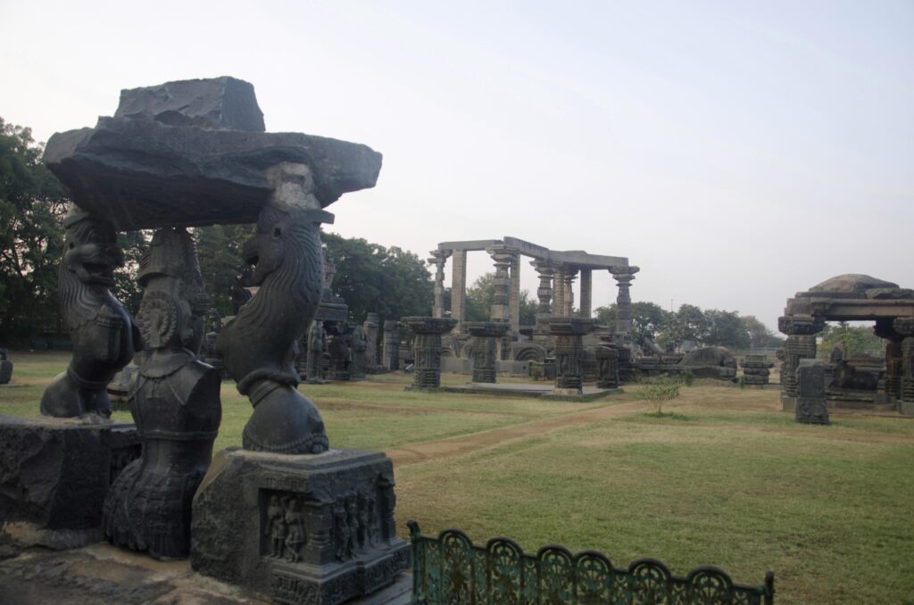 Kakatiya Rock Garden with beautiful rock sculptures and natural surroundings